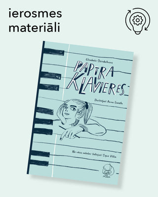 Papīra klavieres - ierosmes materiāli